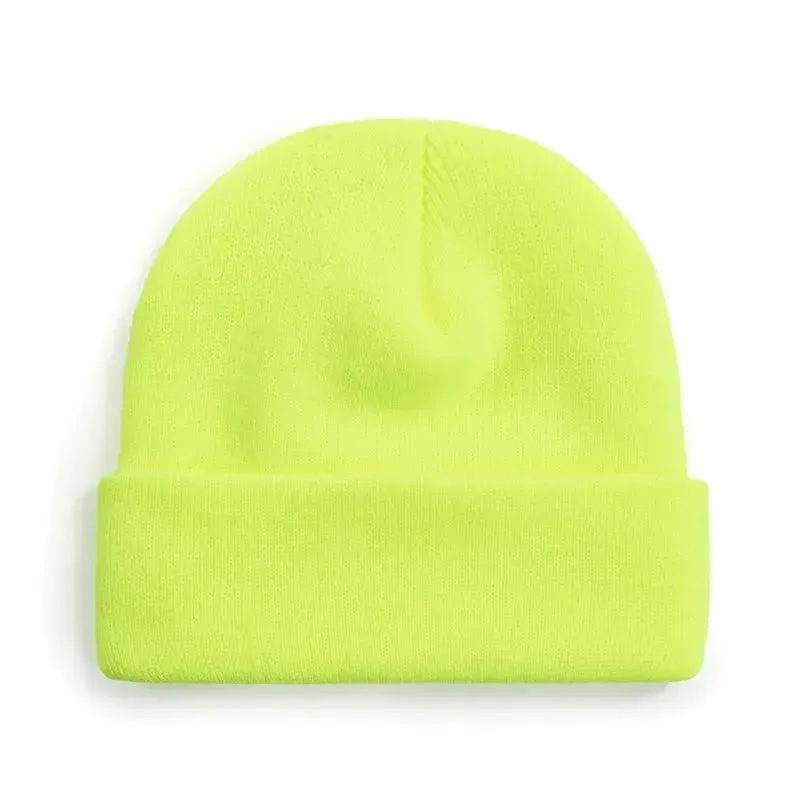 20 Colors New Korean Wool Acrylic Knitted Caps Women Men Skullcap Autumn Winter Elastic Skullies Beanies Cap Wholesale