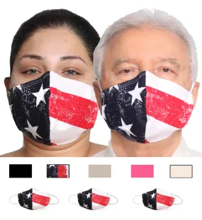 3 Pack Reusable Non-Medical Face Mask Fully Lined with Center Seam  - 168M2183