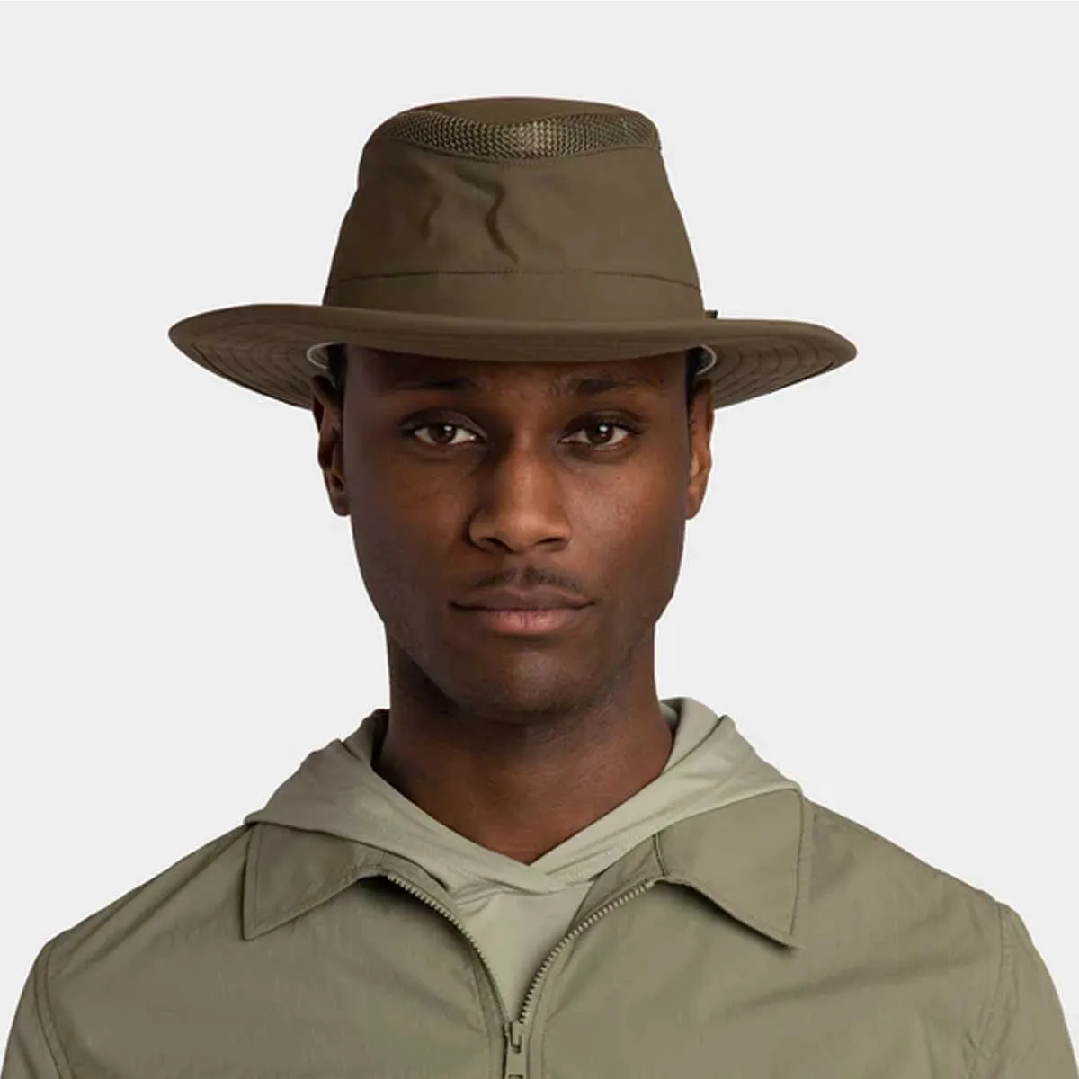 40% OFF TILLEY LTM6 AIRFLO Broad Brim - Olive - Size: 56cm - 7"