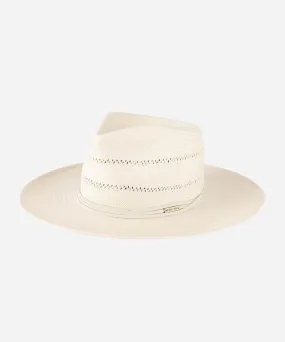 Arlo Straw Teardrop Fedora