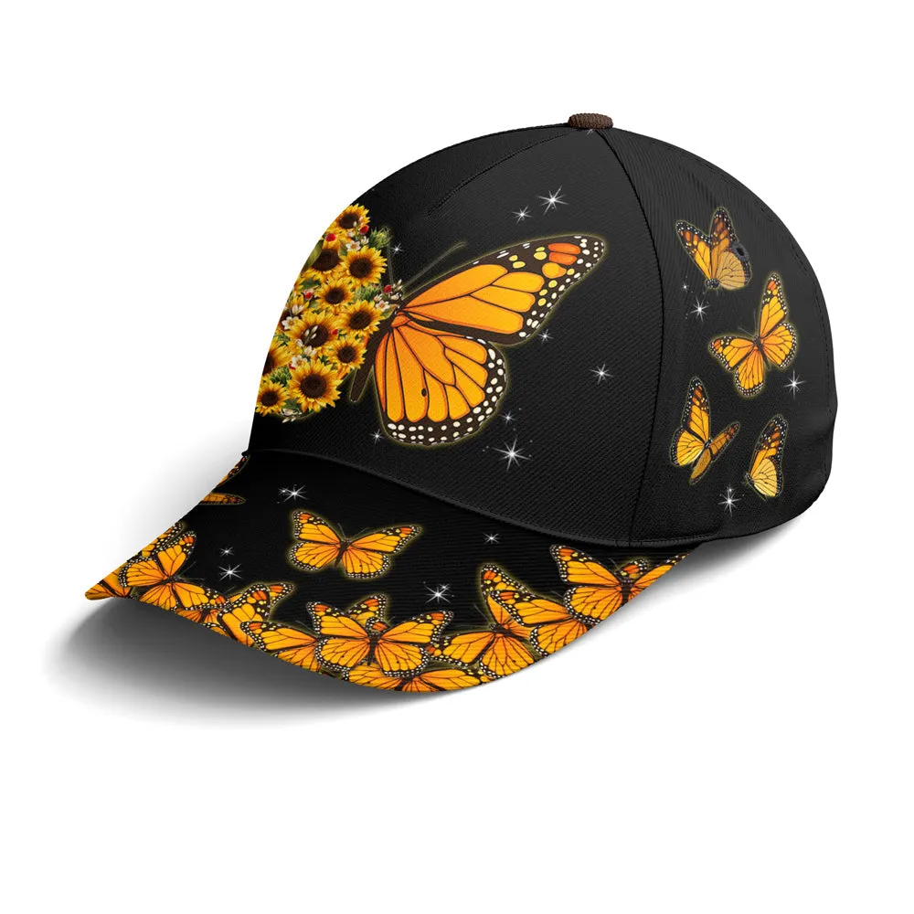 Baseball Cap For Butterflies Lovers Monarch Butterfly Design Coolspod