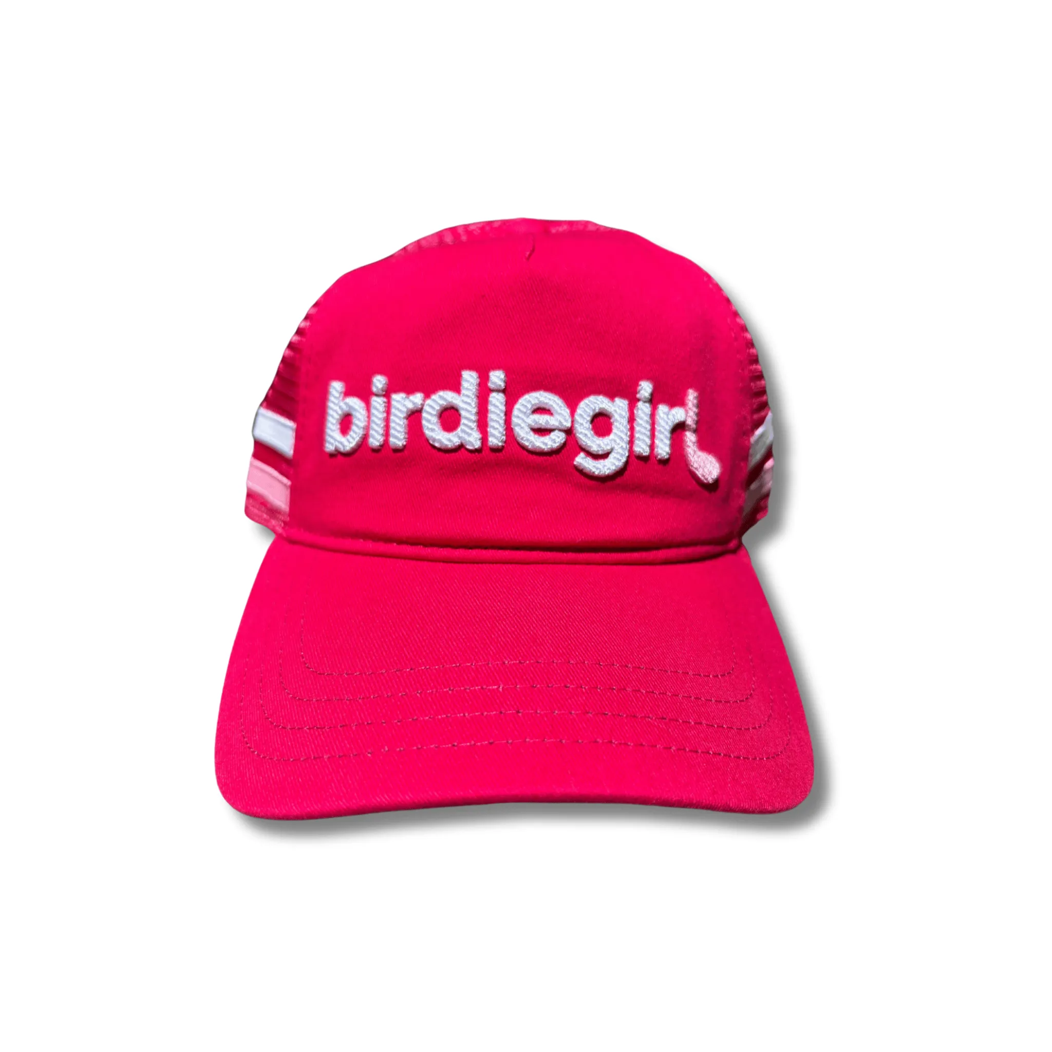 Birdie Girl Snapback Hat with Trucker Mesh