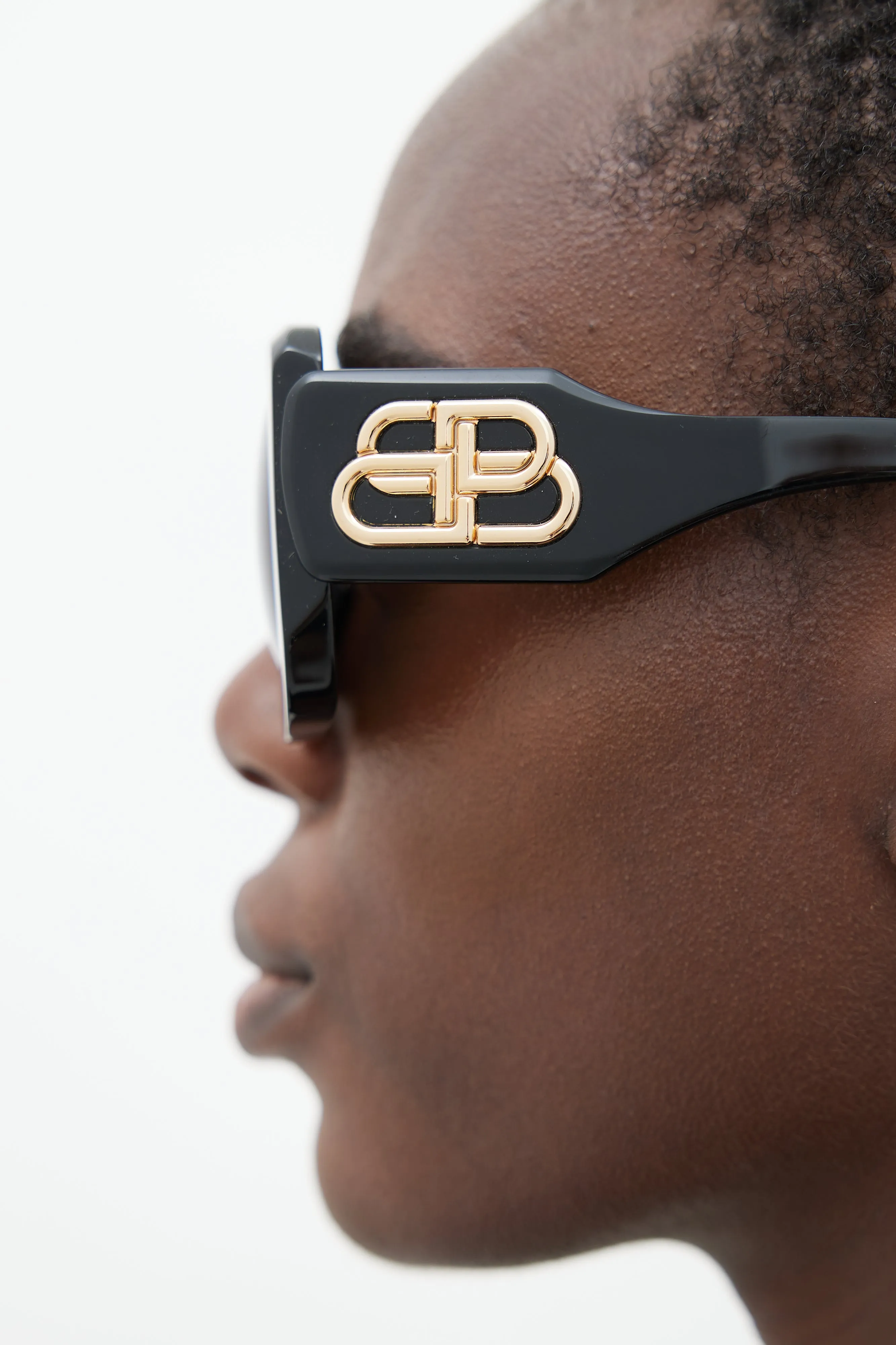 Black BB0069S Oversized Square Sunglasses