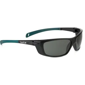 Bolle Safety Baxter Gunmetal Frame As (Smoke) Polarised Lens (Without Foam & Strap) - Soft Drawstring Pouch - (BAXPOLWFS)