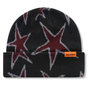 Butter Goods - Stars Cuff Beanie Black