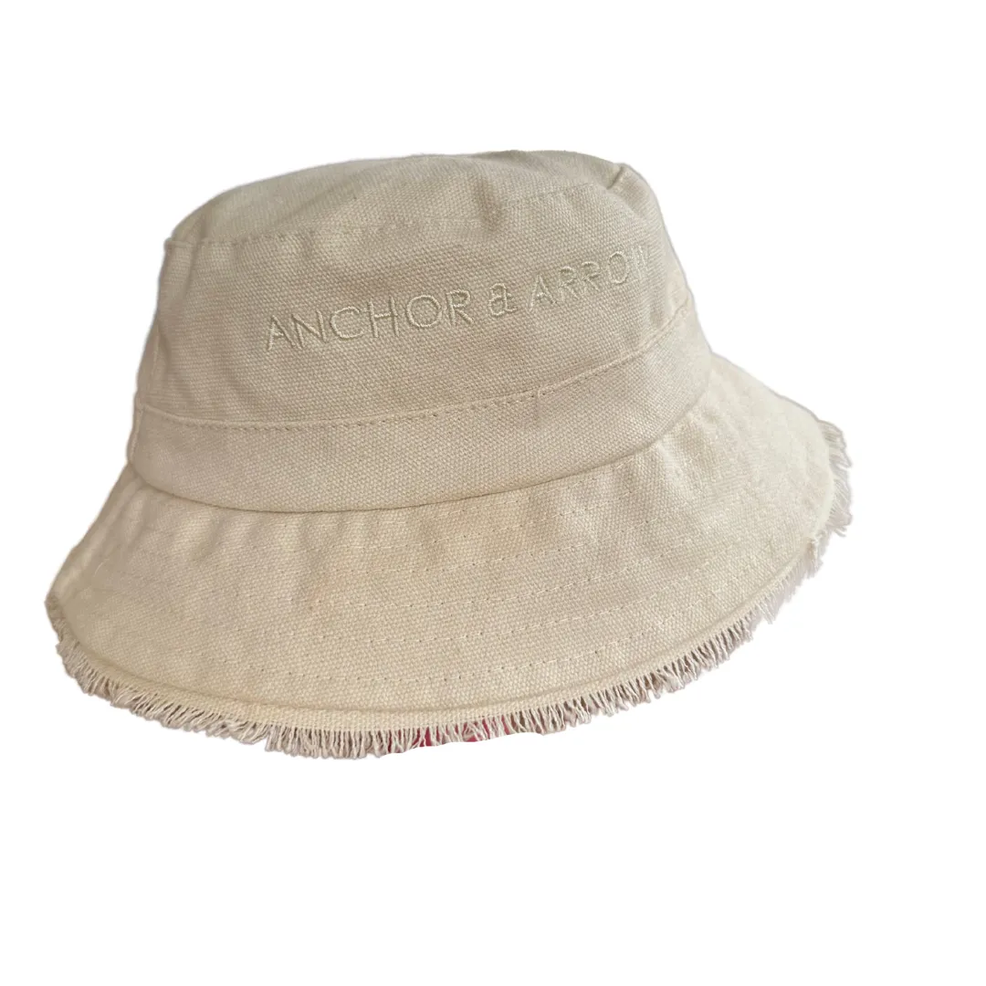 Canvas Bucket Hat - Linen