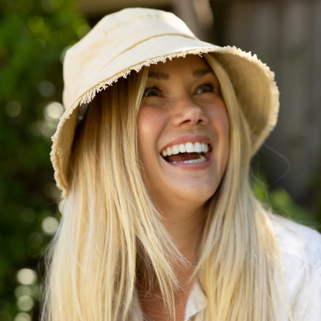 Canvas Bucket Hat - Tan