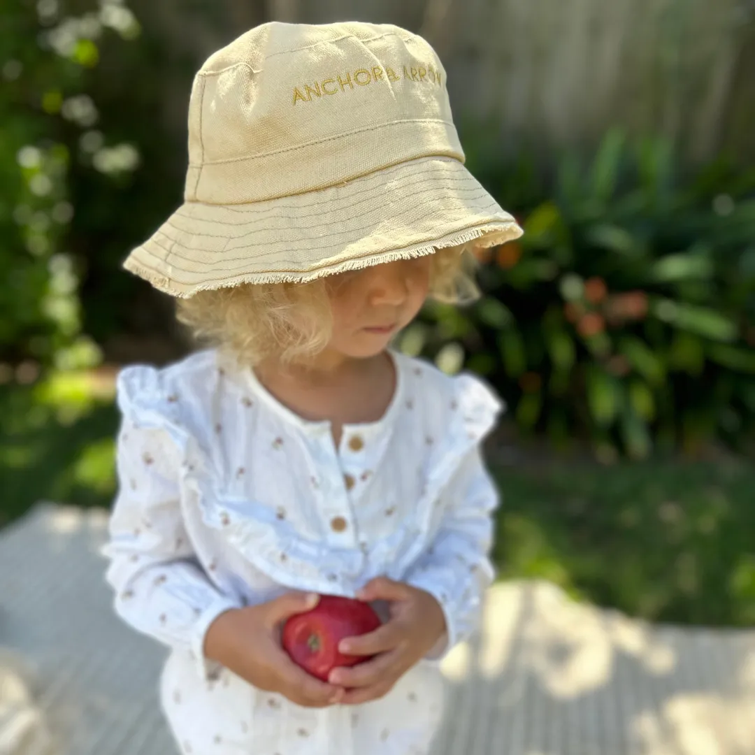 Canvas Bucket Hat - Tan