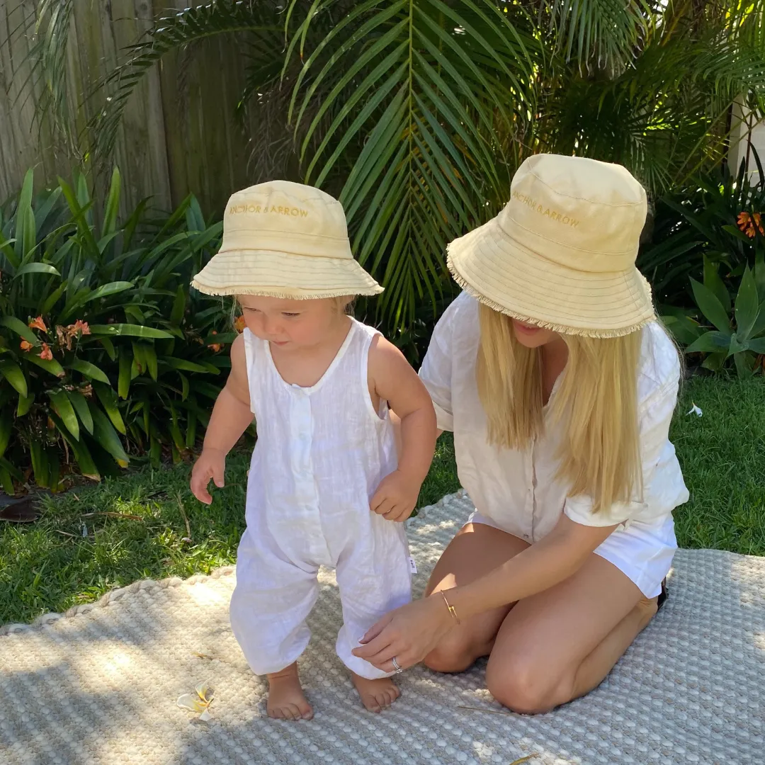 Canvas Bucket Hat - Tan