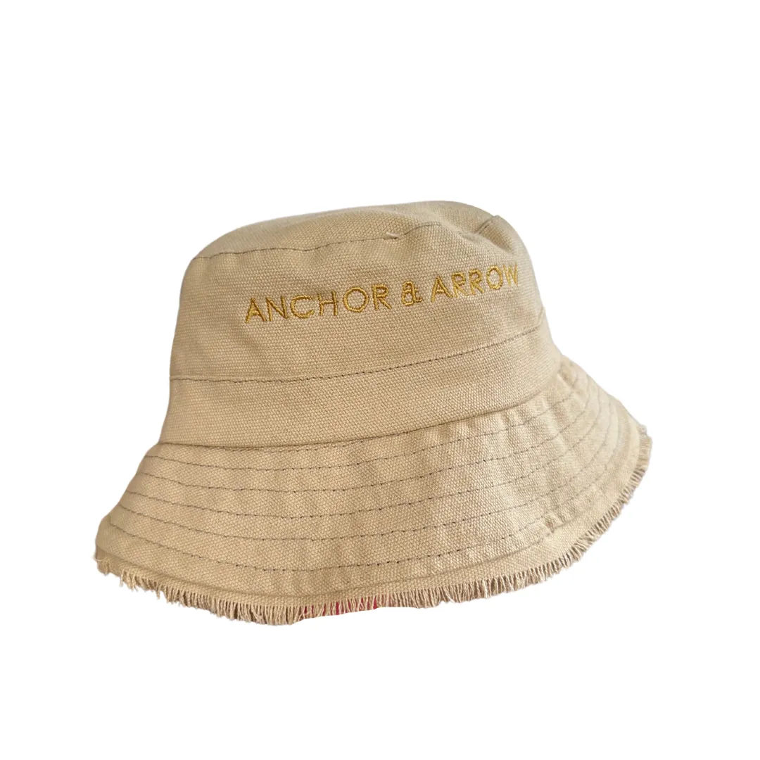 Canvas Bucket Hat - Tan