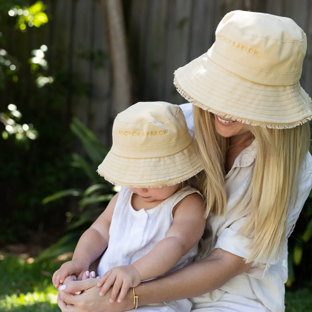 Canvas Bucket Hat - Tan