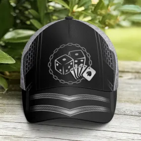 Card And Dice Metallic Baseball Cap Coolspod