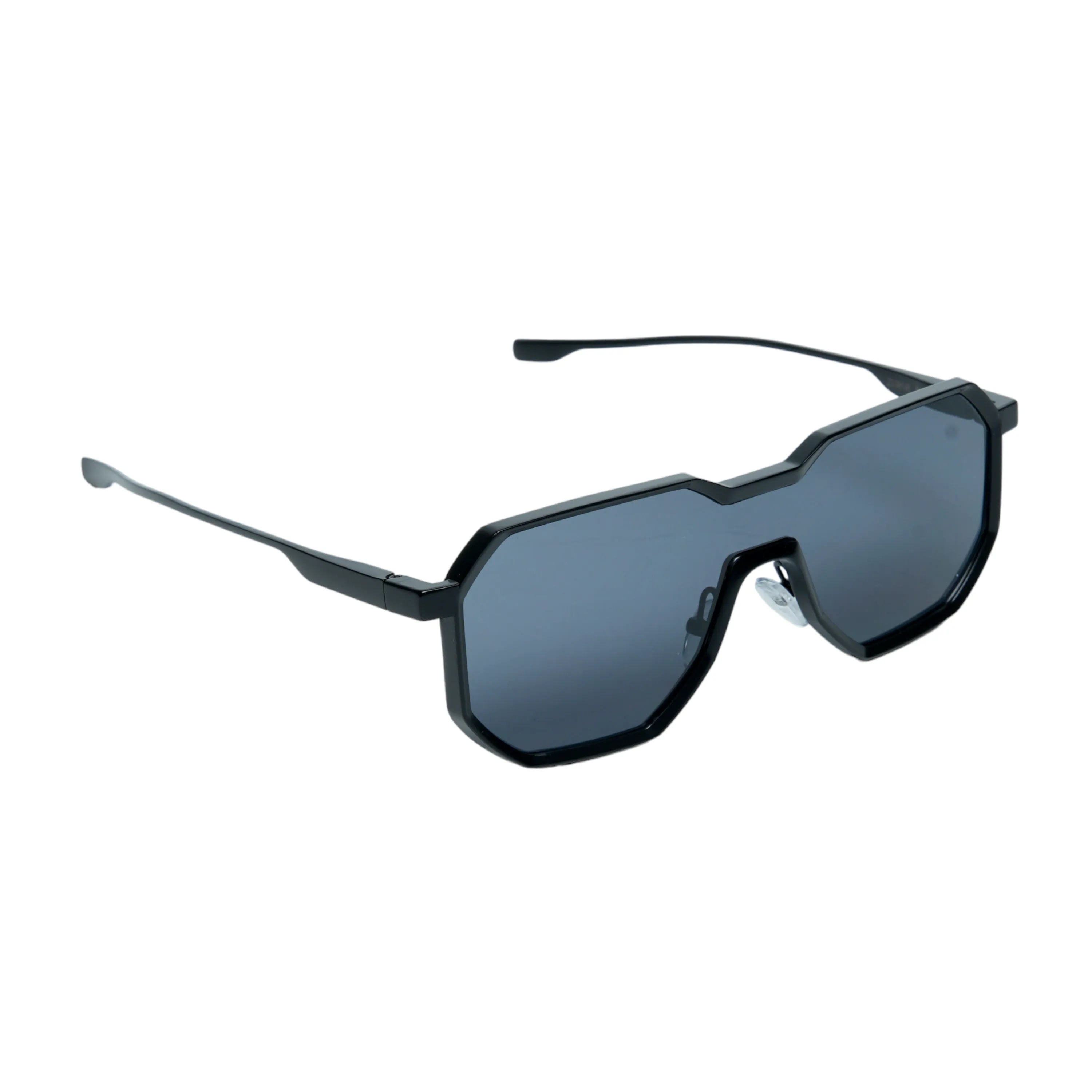 Chokore Irregular Sunglasses with UV 400 Protection (Matte Black)