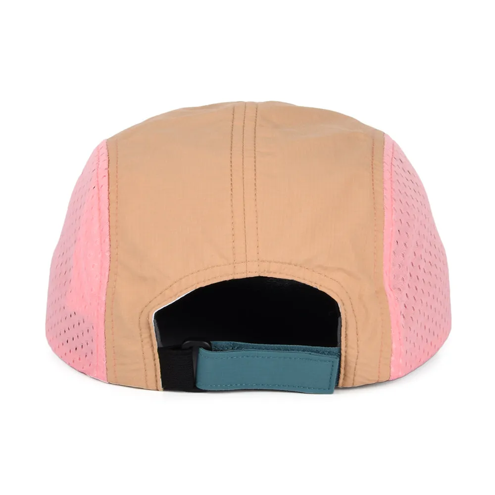 Columbia Hats Wingmark 5 Panel Cap - Blue-Tan-Pink