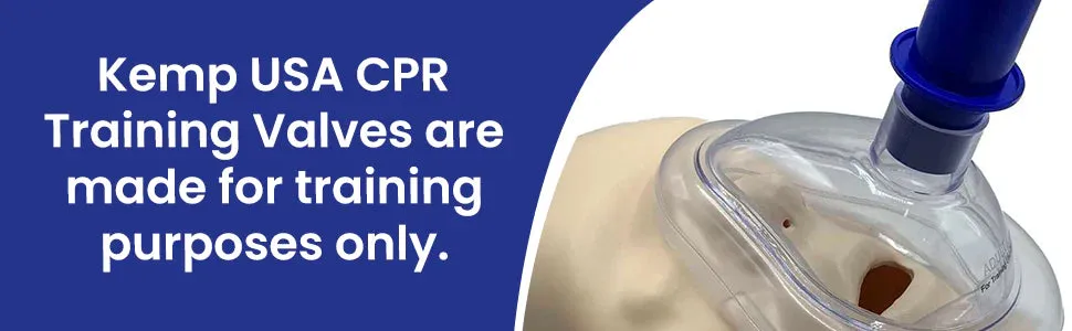 CPR Training Valves, Royal Blue (Pack Of 10)