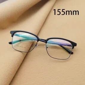 Cubojue Unisex Full Rim Oversized Square Tr 90 Titanium Alloy Hyperopic Reading Glasses 3513