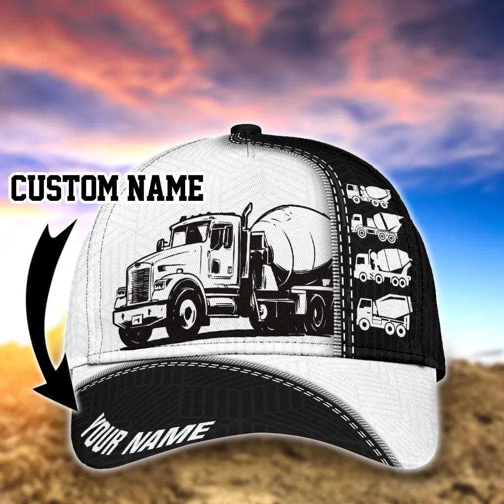 Custom Heavy Equipment Classic Cap For Men And Women, Excavator 3D Full Printed Baseball Cap Hat, Excavator Cap Hat