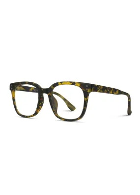 Dark Tortoise Square Blue Light Glasses - FINAL SALE