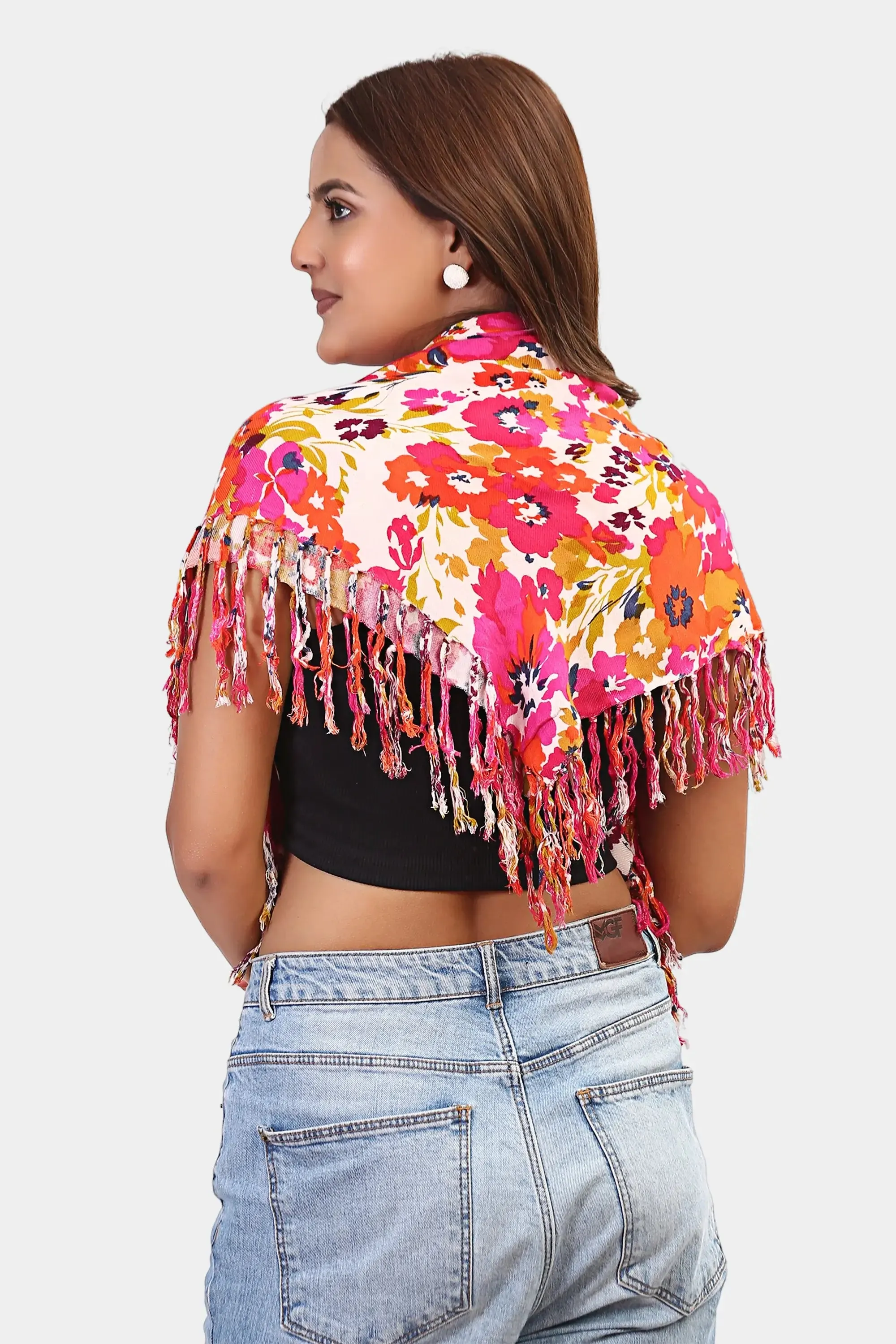 Eclectic Floral Wrap Bandana