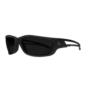 EDGE - Kazbek XL Wide Safety Glasses, Black/Smoke