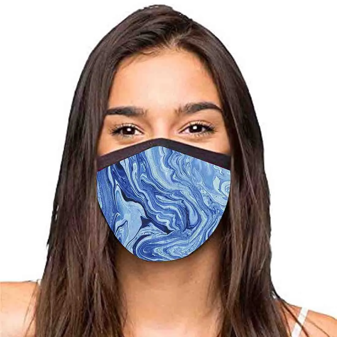 Face Mask -Set Of 2 Protective Masks -Blue Marble