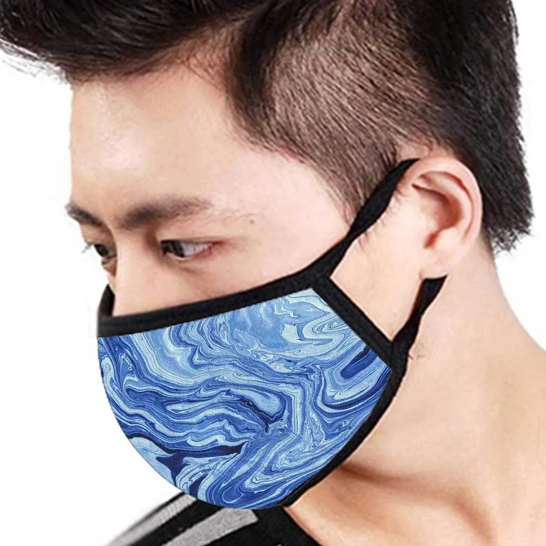 Face Mask -Set Of 2 Protective Masks -Blue Marble