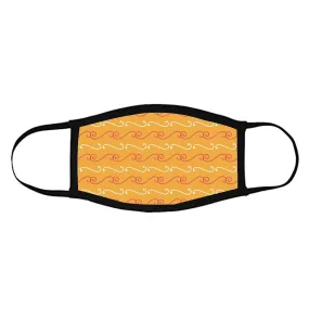 Face Mask -Set Of 2 Protective Masks -Orange Pattern