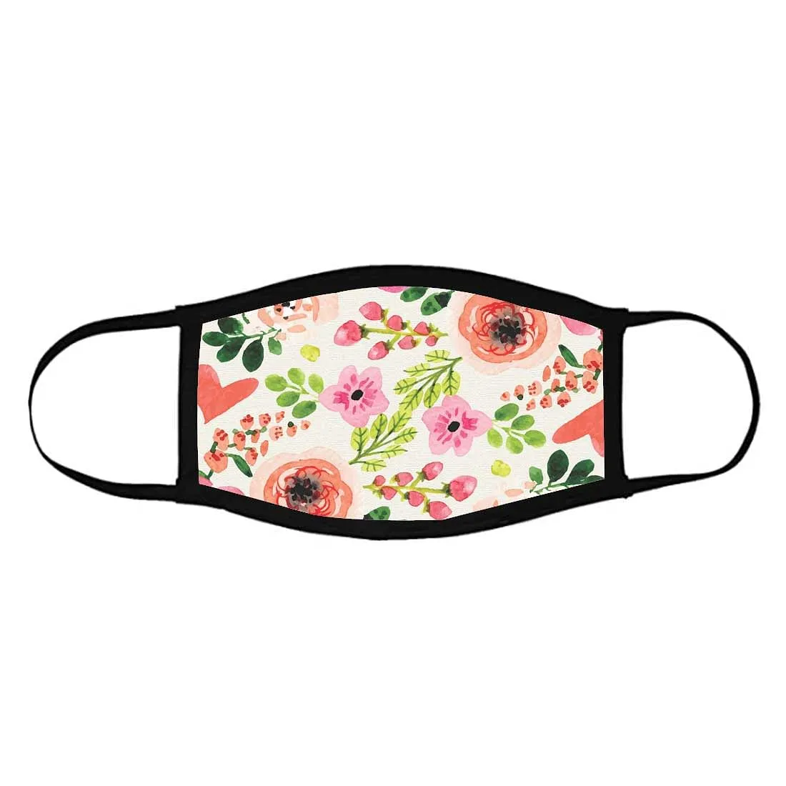 Face Masks Reusable Washable Set Of 2 -Cute_Flowers