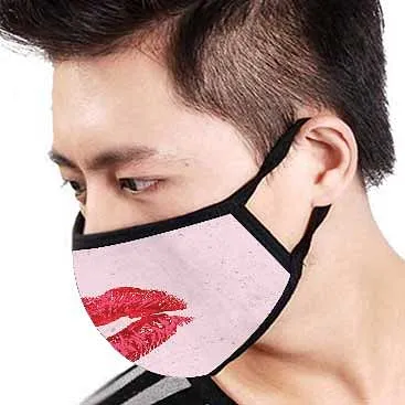 Face Masks Reusable Washable Set Of 2 -Lipstick