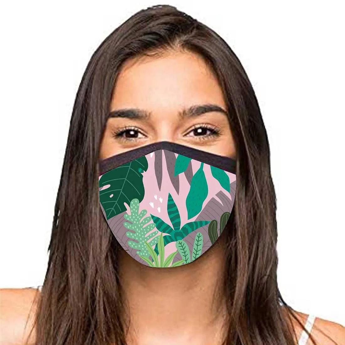 Face Masks Reusable Washable Set Of 2 -pinkfloral