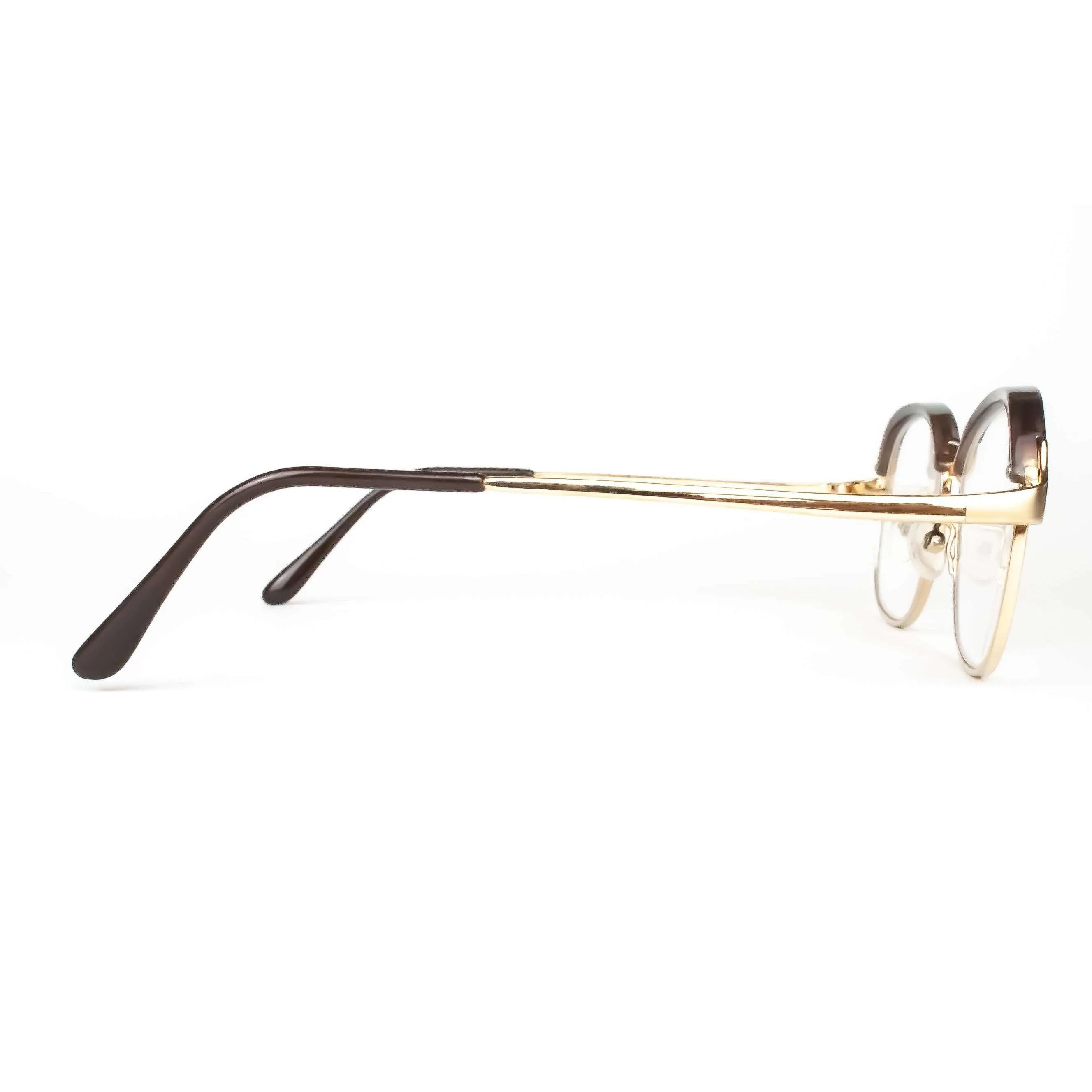 Fauna Gold Round Glasses