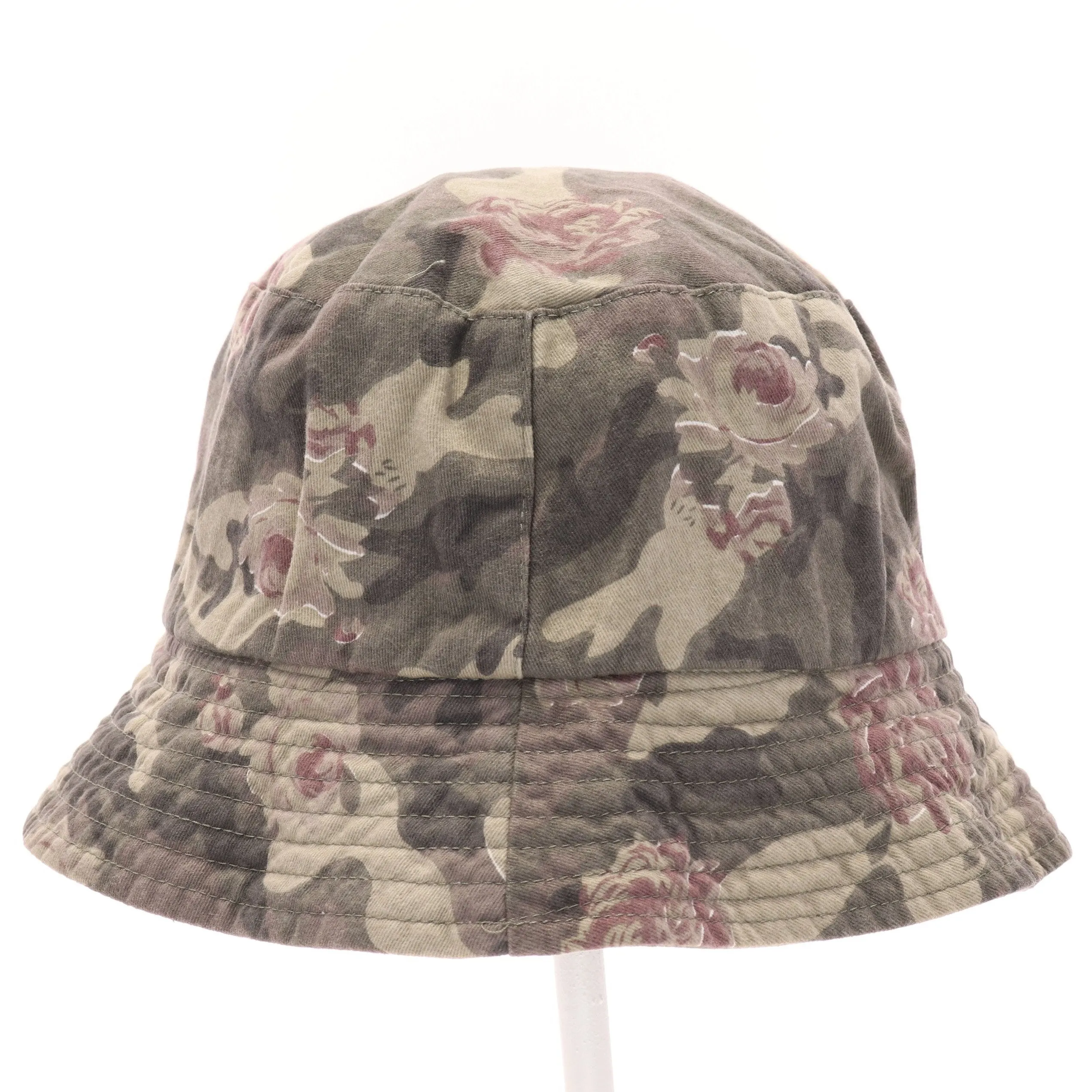 FLORAL CAMOUFLAGE REVERSIBLE BUCKET HAT BK925