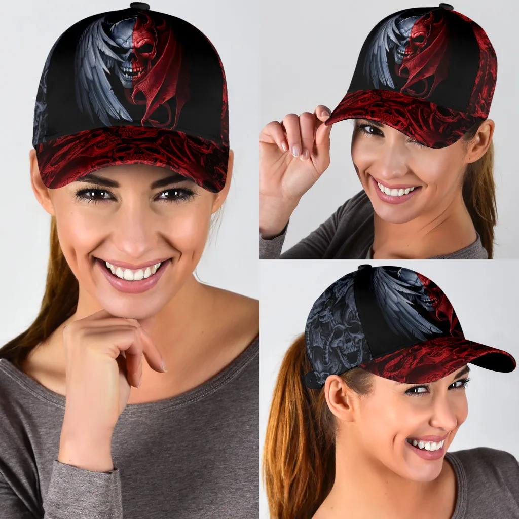 Gentle And Evil Skull Classic Cap Devil Baseball Cap Hat