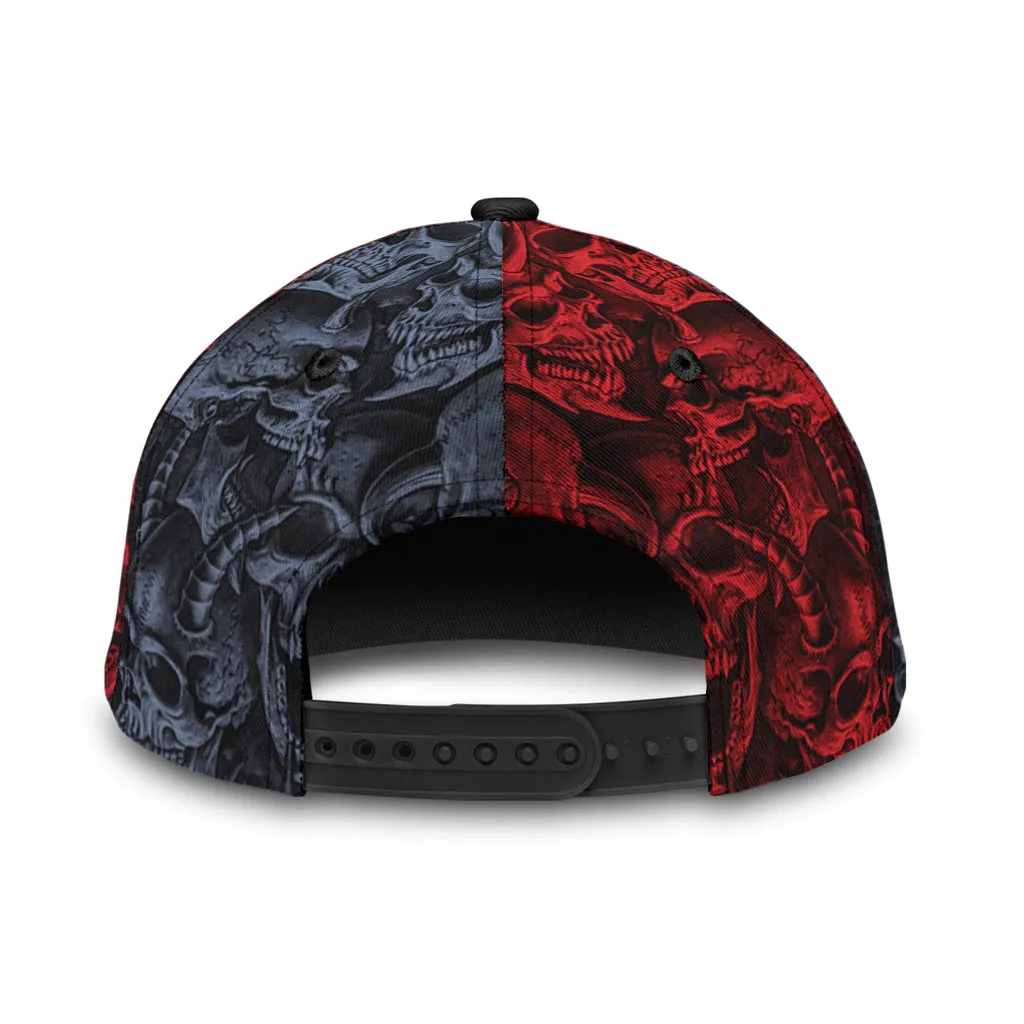 Gentle And Evil Skull Classic Cap Devil Baseball Cap Hat