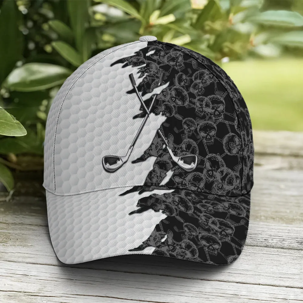 Golf Skull Pattern Baseball Cap Coolspod