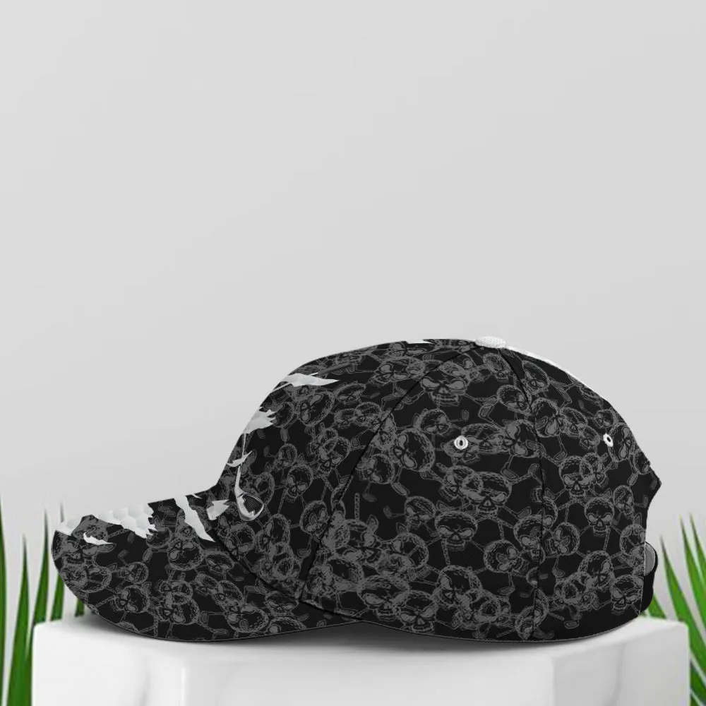 Golf Skull Pattern Baseball Cap Coolspod