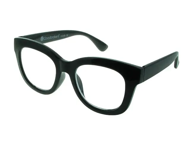 Goodlookers Reading Glasses 'Encore' Shiny Black