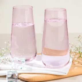 Juliette Cocktail Glasses (Round) - Pink