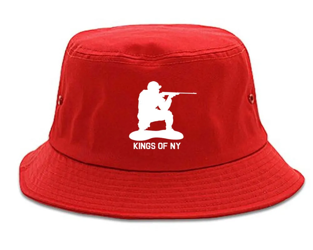 Kings Of NY Green Army Men Bucket Hat