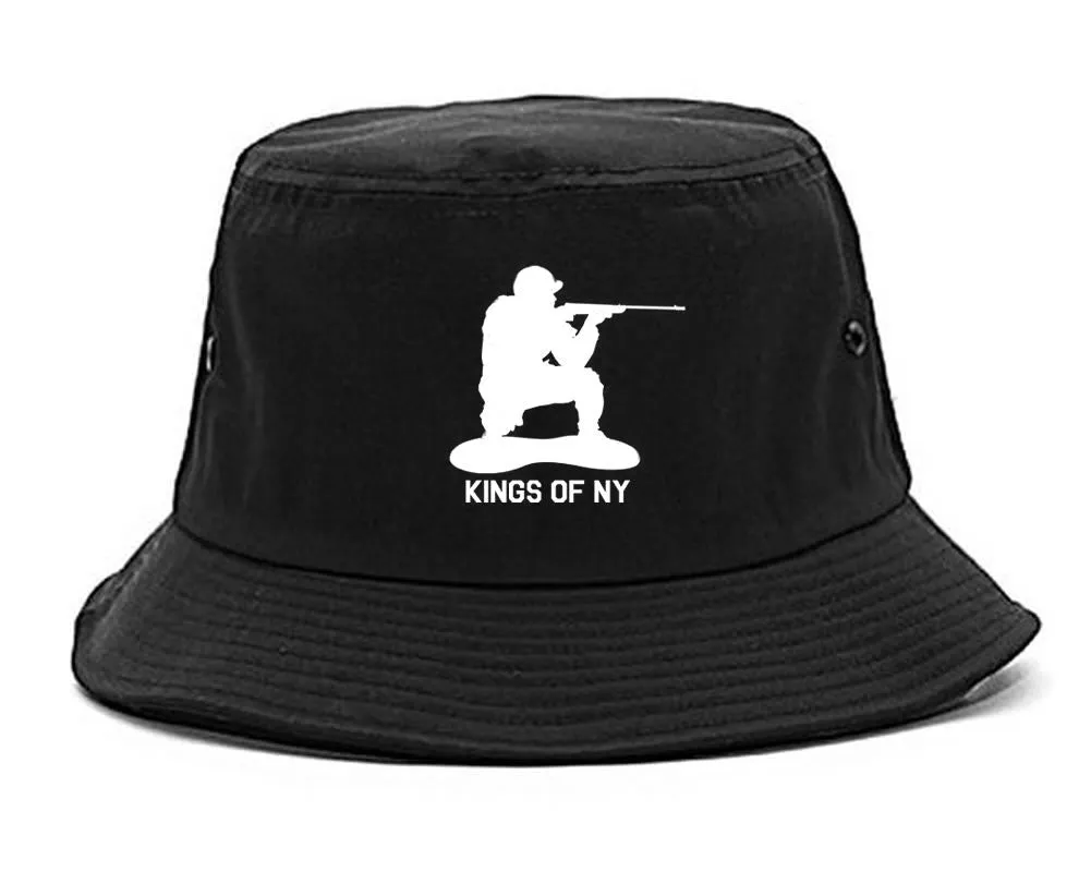 Kings Of NY Green Army Men Bucket Hat