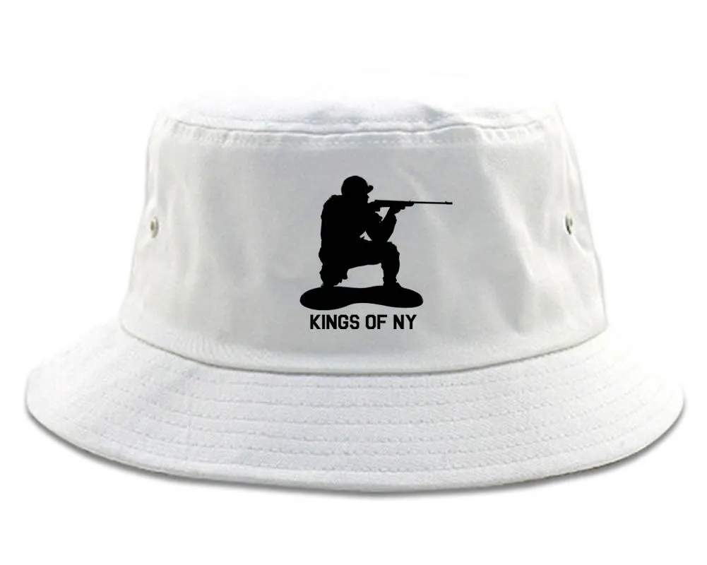 Kings Of NY Green Army Men Bucket Hat