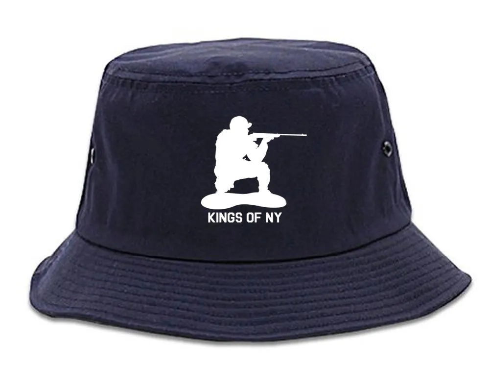 Kings Of NY Green Army Men Bucket Hat