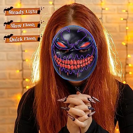 LED Mask Monster Mask Cosplay- Adult