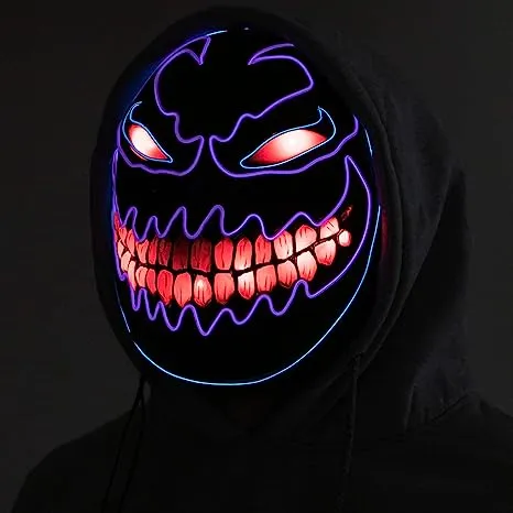 LED Mask Monster Mask Cosplay- Adult