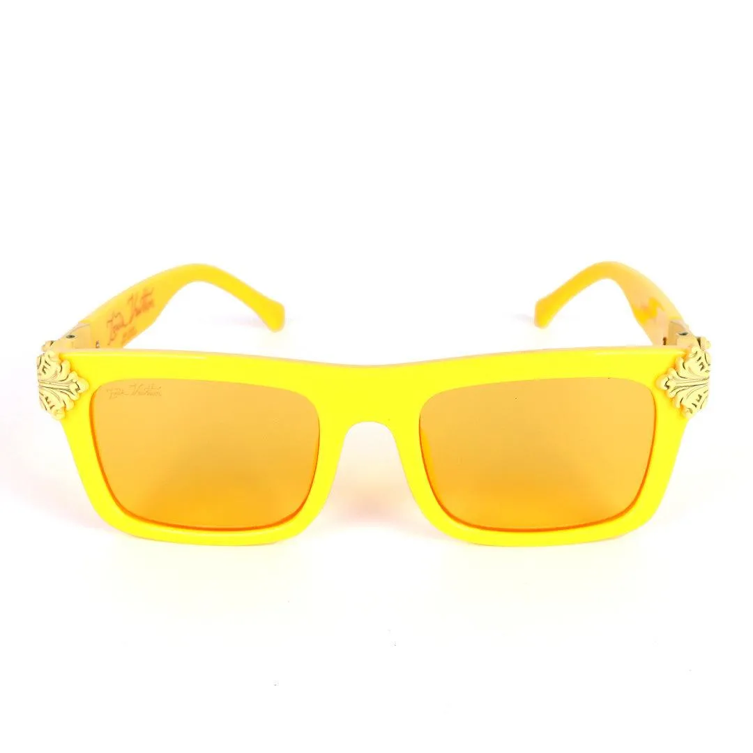 Louis Vuitton Classic Crested Yellow Sunglasses