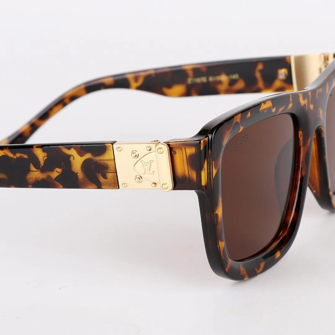 Louis Vuitton Classic Spring Square Unisex Tiger Sunglasses