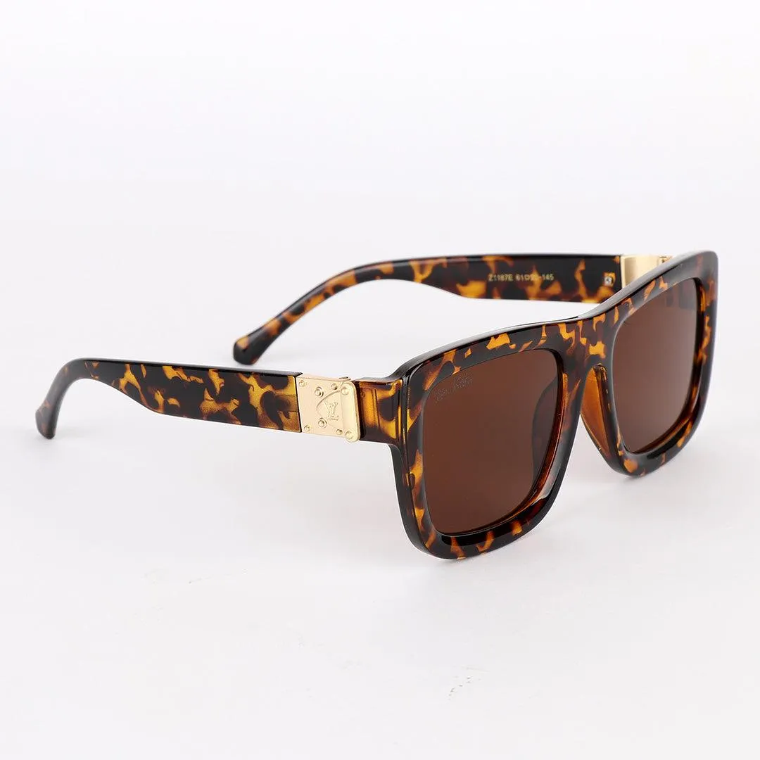 Louis Vuitton Classic Spring Square Unisex Tiger Sunglasses