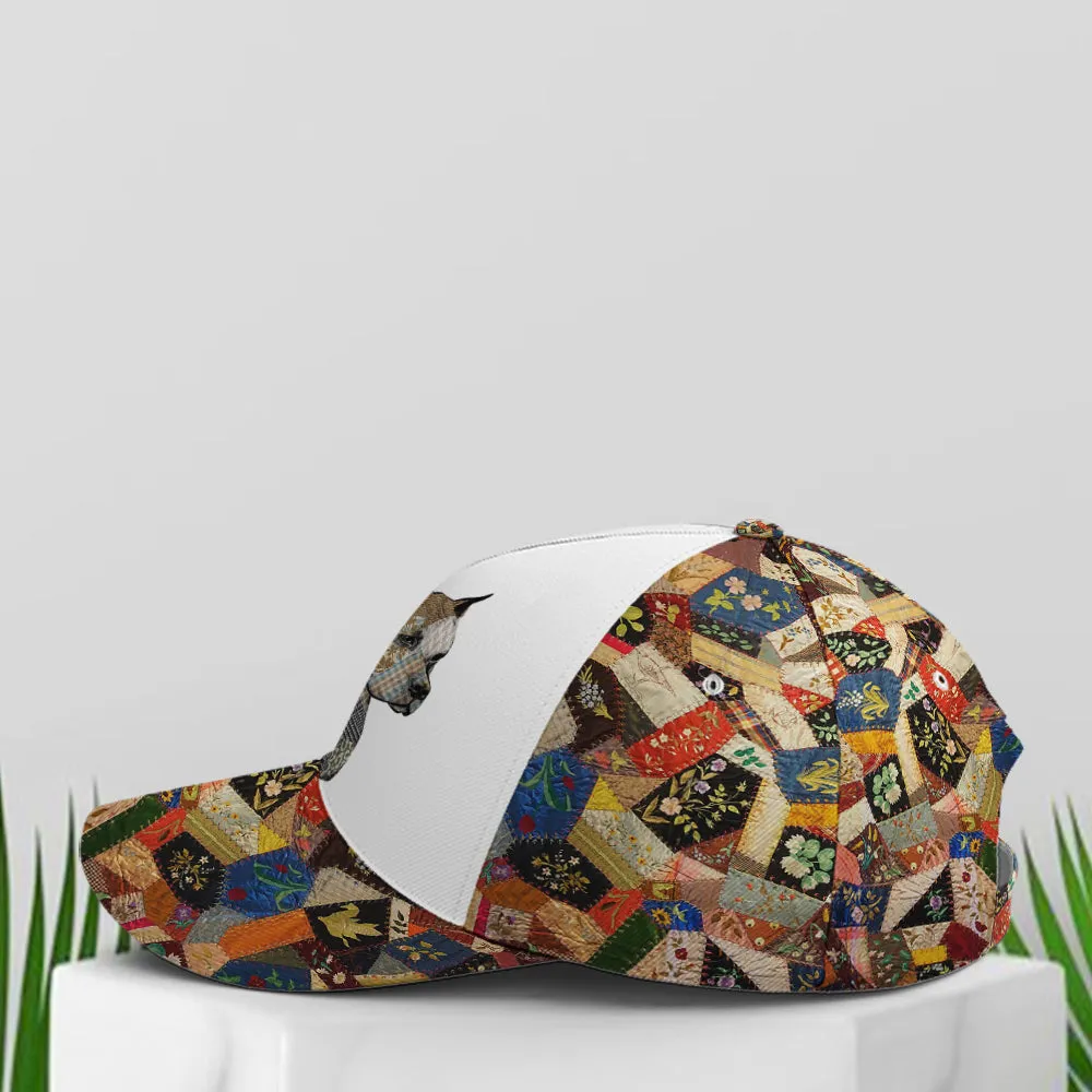 Love Pitbull Patchwork Style Baseball Cap Coolspod