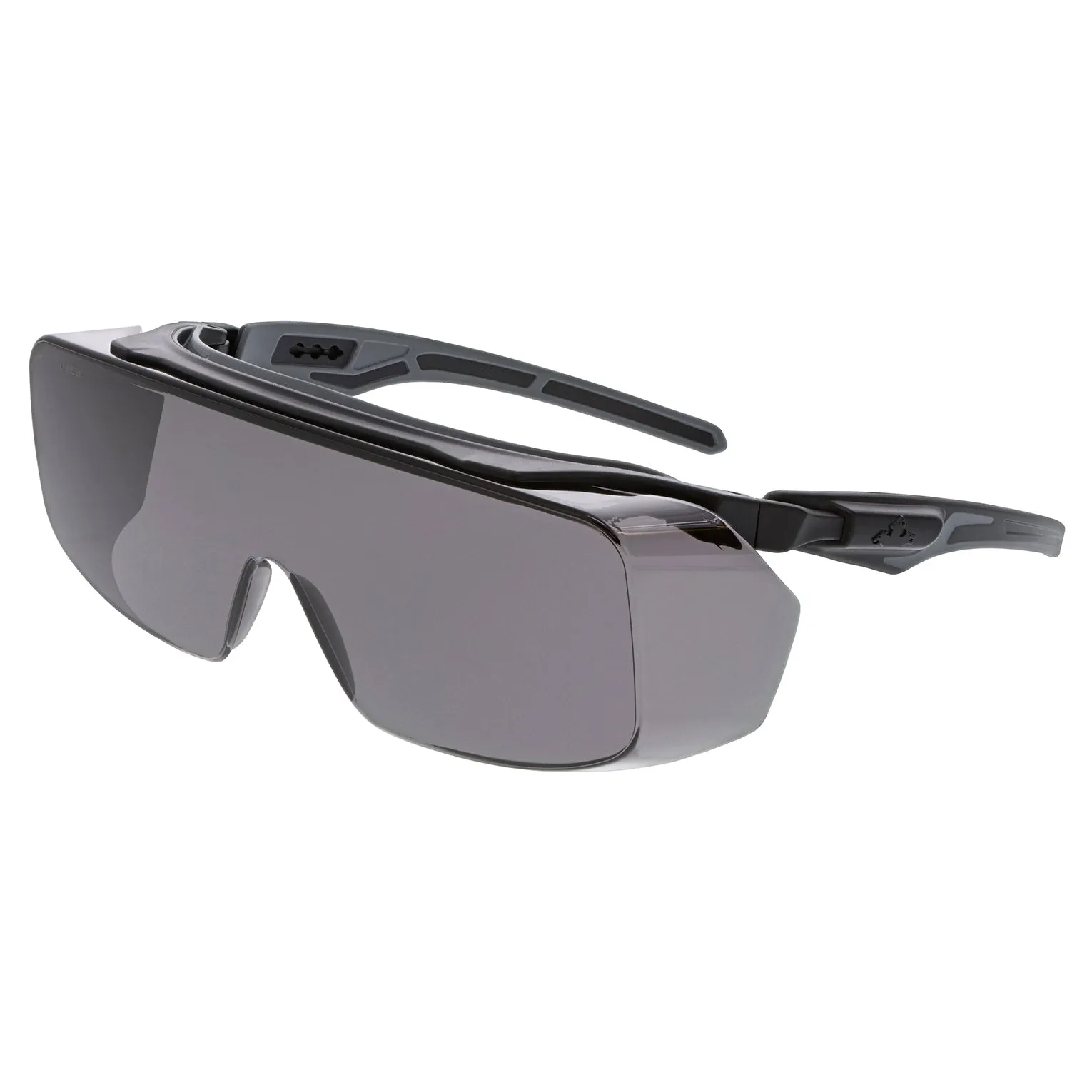 MCR Safety Klondike OTG Safety Glasses - Black Frame - Gray MAX6 Anti-Fog Lens - OG212PF