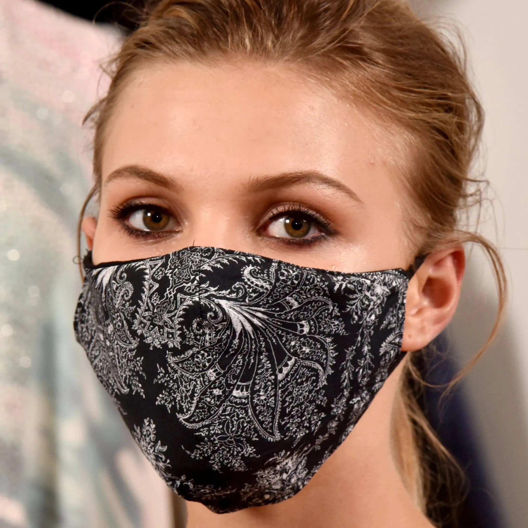 Paisley Print Face Mask